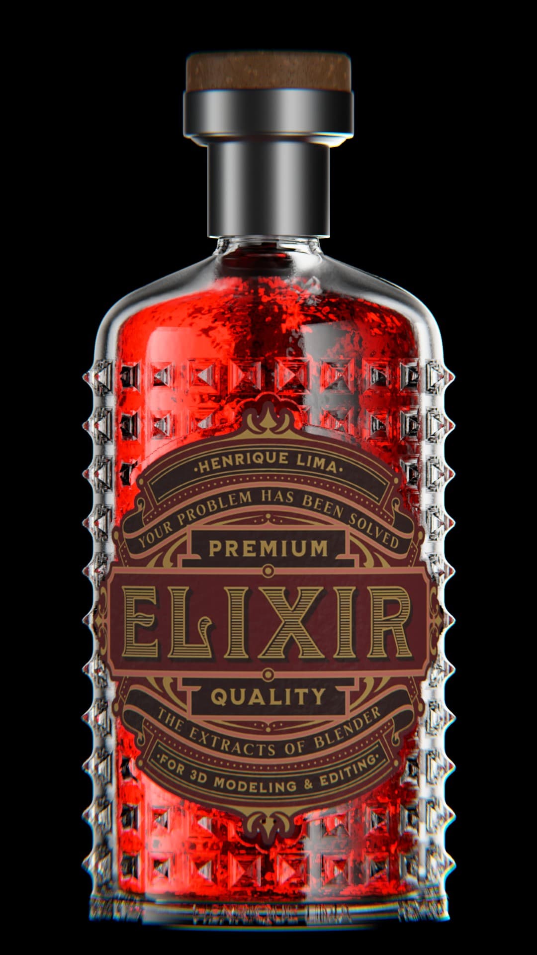 Whiskey Bottle Product Photography